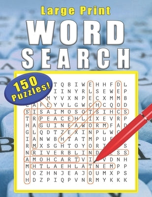Wood Search Book: 150 puzzles with solutions, 8.5 x 11, soft cover, glossy finish by Publishing, Jay Allen