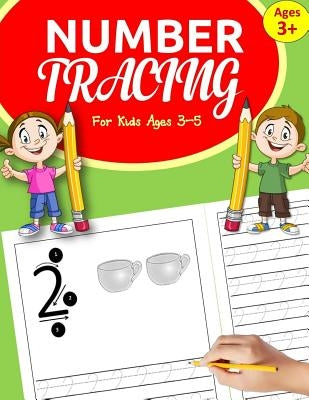 Number Tracing Books for Kids ages 3-5: Number Tracing Book for Preschoolers: Number Writing Practice for Kindergarten and kids ages 3-5 + bonus pages by Jane, Scholar