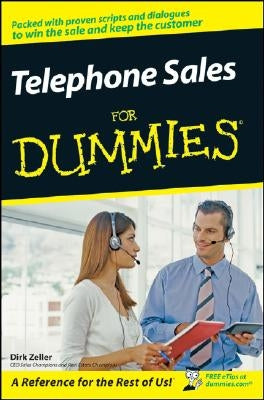 Telephone Sales for Dummies by Zeller, Dirk
