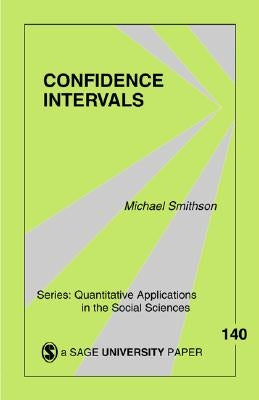 Confidence Intervals by Smithson, Michael