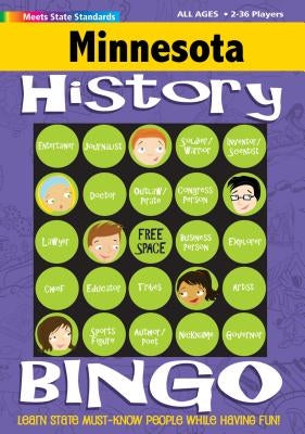 Minnesota History Bingo Game by Gallopade International