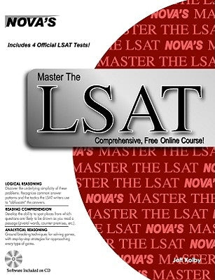 Master The LSAT: Includes 4 Official LSATs! [With CDROM] by Kolby, Jeff