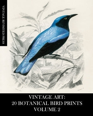 Vintage Art: 20 Botanical Bird Prints Volume 2: Ephemera for Framing, Collage, Mixed Media and Junk Journals by Press, Vintage Revisited