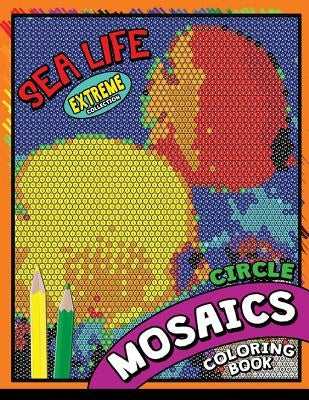 Sea Life Square Mosaics Coloring Book: Colorful Animals Coloring Pages Color by Number Puzzle by Kodomo Publishing