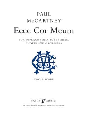 Ecce Cor Meum: Vocal Score by McCartney, Paul