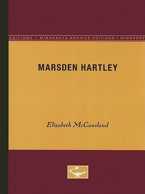 Marsden Hartley by McCausland, Elizabeth