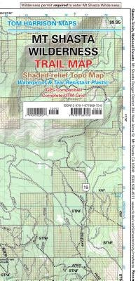 MT Shasta Wilderness Trail Map by Harrison, Tom