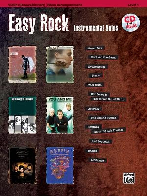 Easy Rock Instrumental Solos for Strings, Level 1: Violin, Book & Online Audio/Software [With CD (Audio) and Piano Accompaniment] by Galliford, Bill