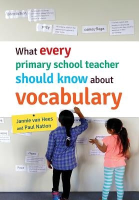 What every primary school teacher should know about vocabulary by Van Hees, Jannie