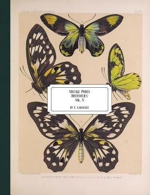 Vintage Prints: Butterflies: Vol. 5 by Lawrence, E.
