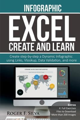 Excel Create and Learn - Infographic: Create Step-By-Step a Dynamic Infographic Dashboard. More Than 200 Images And, 4 Exercises by F. Silva, Roger