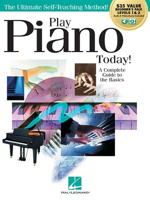 Play Piano Today! All-In-One Beginner's Pack: Includes Book 1, Book 2, Audio & Video by Sharon Stosur