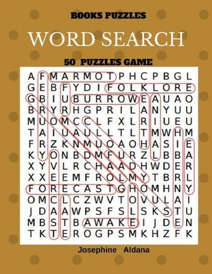 Books Puzzles Word Search 50 Puzzles Game: Large Print Word Find by Aldana, Josephine