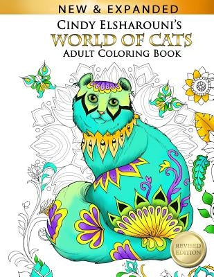 World of Cats: Adult Coloring Book by Elsharouni, Cindy