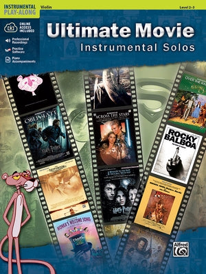 Ultimate Movie Instrumental Solos for Strings: Violin, Book & Online Audio/Software/PDF by Galliford, Bill