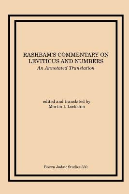 Rashbam's Commentary on Leviticus and Numbers by Lockshin, Martin I.