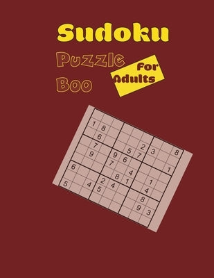 Sudoku Puzzle Boo for Adults: Sudoku Book for Adults, 101 pages with solutions, great gift, by Alharbi, Saleh