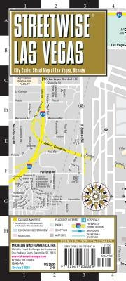 Streetwise Las Vegas Map: Laminated City Center Map of Las Vegas, Nevada by Michelin