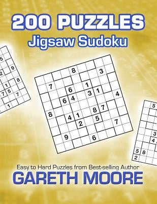 Jigsaw Sudoku: 200 Puzzles by Moore, Gareth