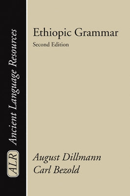 Ethiopic Grammar by Dillmann, August