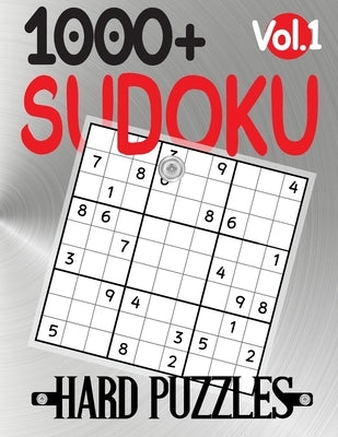 1000+ Sudoku Hard Puzzles Vol.1: Sudoku hard book, puzzles for adults 1000+ by Johnston, Eric