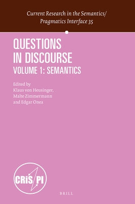 Questions in Discourse: Volume 1: Semantics by Von Heusinger