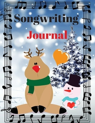Songwriting Journal: Cute Music Composition Manuscript Paper for Little Musicians and Music Lovers Note and Lyrics writing Staff Paper Larg by Daisy, Adil