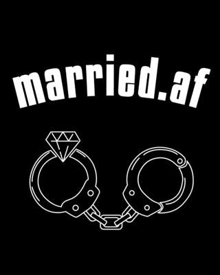 Married.af: Council Marriage Journal - Couple Anniversary Gift For Both - Blank Paperback 8 x 10, 200 Pages by Maple, Candy