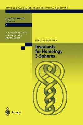 Invariants of Homology 3-Spheres by Gamkrelidze, R. V.