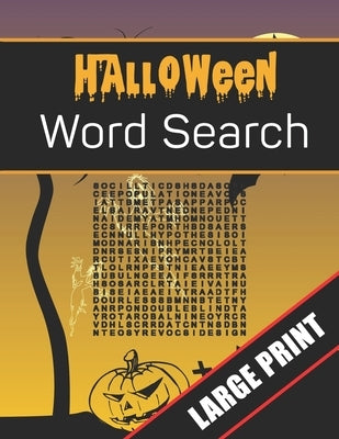 Halloween Word Search Large Print: 96 Word Search Activities for Everyone (Holiday Word Search) by Press, Mario
