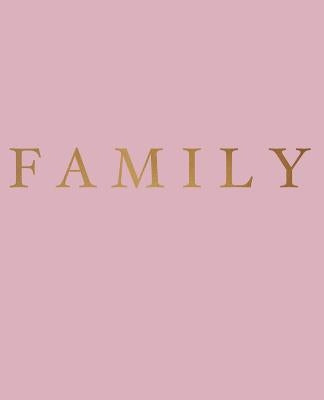 Family: A decorative book for coffee tables, bookshelves and interior design styling - Stack deco books together to create a c by Studio, Urban Decor