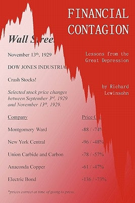 Financial Contagion: Lessons from the Great Depression by Lewinsohn-Morus, Richard