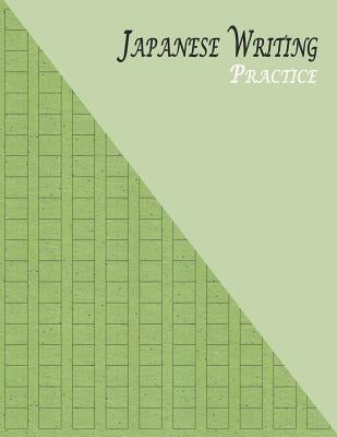 Japanese Writing Practice: A Book for Kanji, Kana, Hiragana, Katakana & Genkouyoushi Alphabet - Glitter (Green) by Dot, Purple