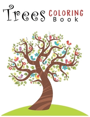 Trees Coloring Book: Creative Haven Beautiful Trees Coloring Book (Creative Haven Coloring Books) 8.5x11" by Press, Henry Hunter