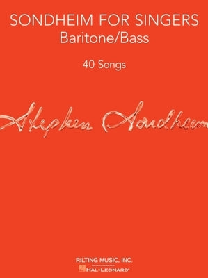 Sondheim for Singers: Baritone/Bass by Sondheim, Stephen