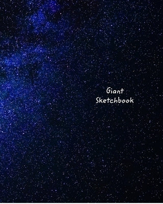Giant Sketchbook: Giant-Sized 300 Page Galaxy Design Drawing Book by Journals, June Bug