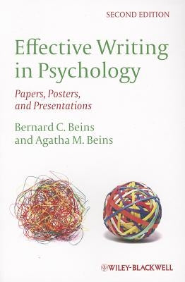 Effective Writing in Psycholog by Beins, Bernard C.