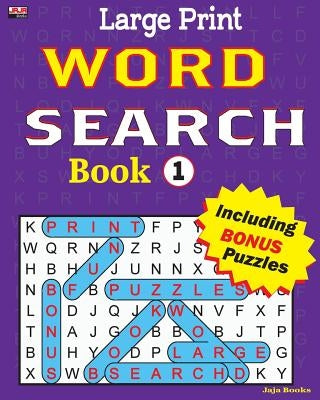 Large Print Word Search Book by Jaja Books