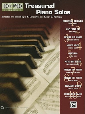 10 for 10 Sheet Music: Treasured Piano Solos by Lancaster, E. L.