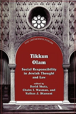 Tikkun Olam: Social Responsibility in Jewish Thought and Law by Shatz, David