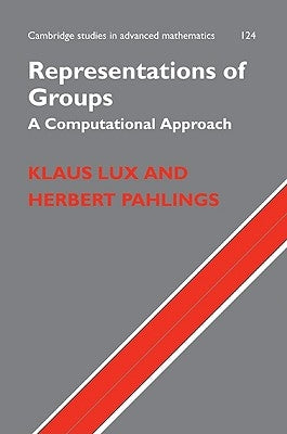 Representations of Groups by Lux, Klaus