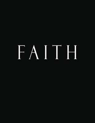 Faith: Black and White Decorative Book to Stack Together on Coffee Tables, Bookshelves and Interior Design - Add Bookish Char by Decor, Bookish Charm