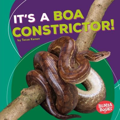 It's a Boa Constrictor! by Kenan, Tessa