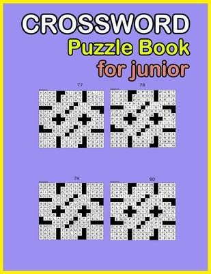 Crossword puzzle book: Puzzle for junior 100 Puzzles For All Other Crossword Fans by Color, N. R.