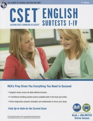 Cset English Subtests I-IV Book + Online by Allen, John