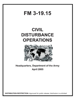 Civil Disturbance Operations by Army, Department Of the