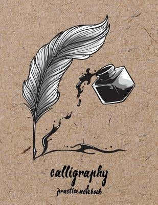 Calligraphy Practice NoteBook: Hand Lettering: Calligraphy Workbook: Wood: (Training, Exercises and Practice: Lettering calligraphy. Calligraphy book by Log Book Corner
