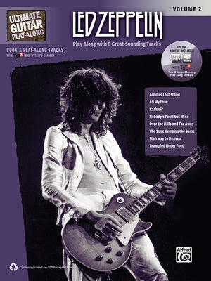 Ultimate Guitar Play-Along Led Zeppelin, Vol 2: Authentic Guitar Tab, Book & Online Audio/Software [With 2 CDs] by Led Zeppelin
