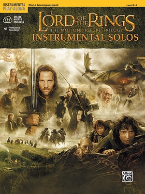 The Lord of the Rings Instrumental Solos: Piano Acc., Book & Online Audio by Shore, Howard