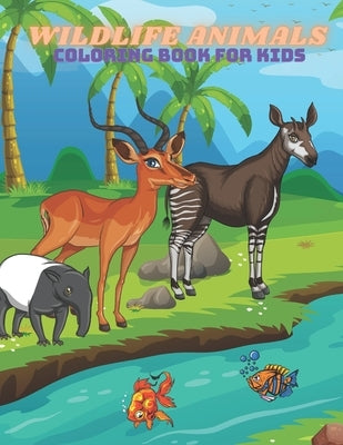 WILDLIFE ANIMALS - Coloring Book For Kids by Shannon, Minka